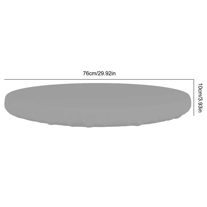 Juste de Protection Imperméable pour Table Ronde et Meubles de Jardin d'Extérieur, Couverture contre