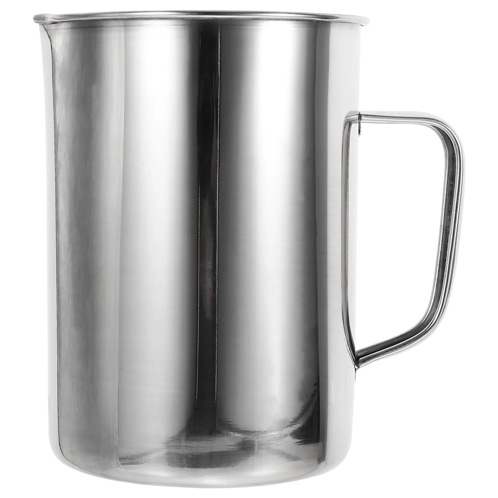 

1 Stainless Measuring Cup Silver Measuring Cup With Scale Laboratory Beaker Scale for Educational Equipment