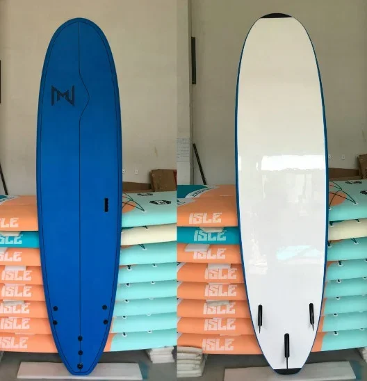 Softboard Surfboard for Surfing School with Vacuum Bag Technology