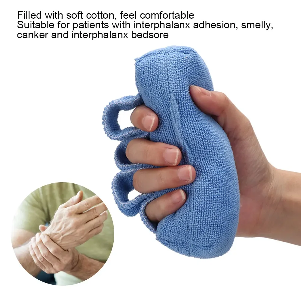 Medical Fingers Separation Pad Anti-Bedsore Nursing Hand Cushion Elder Bedridden Patients Breathable Finger Caring Relieve Pain