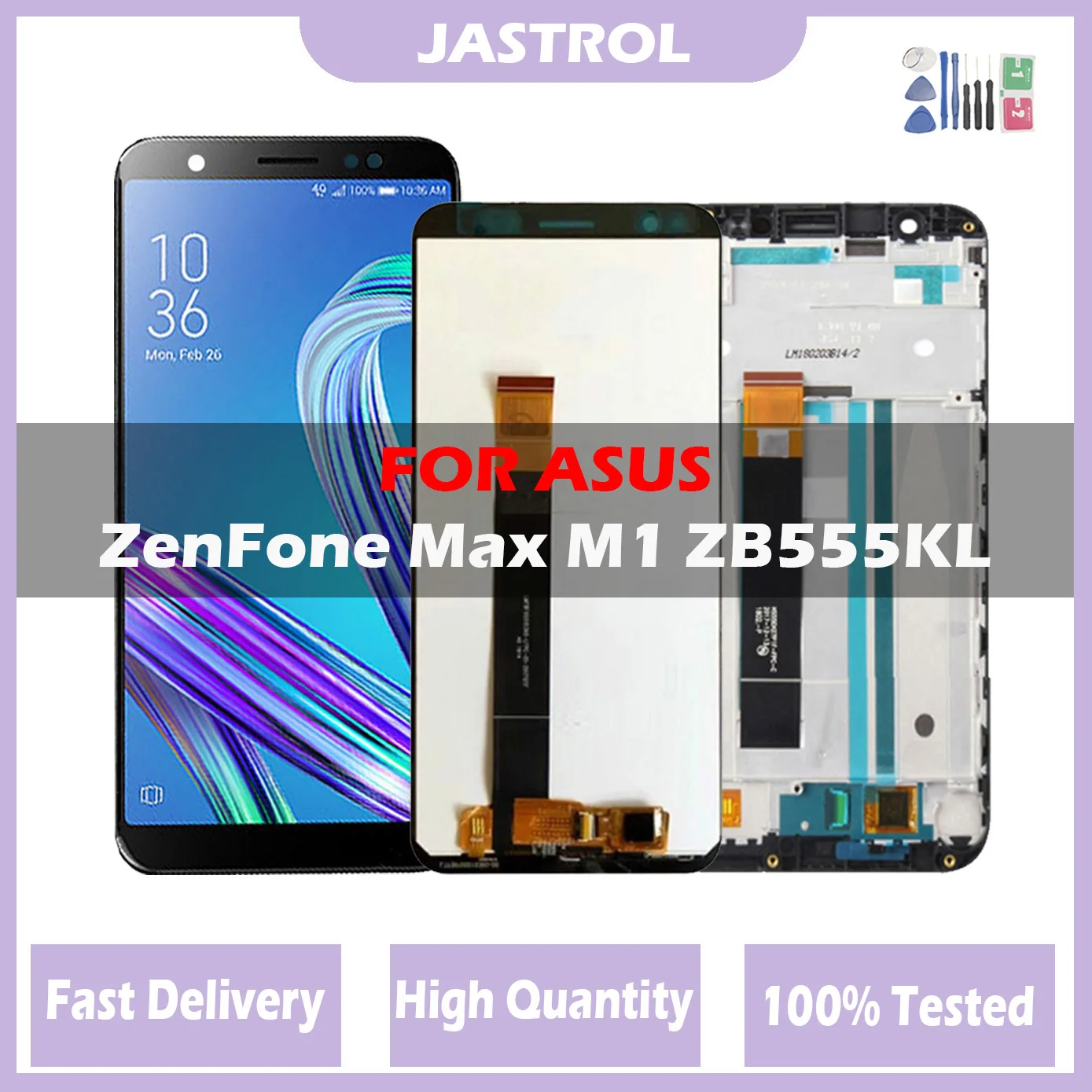 

100% Tested OEM LCD Screen for Asus ZenFone Max M1 ZB555KL Digitizer Full Assembly Replacement Phone Parts With Frame