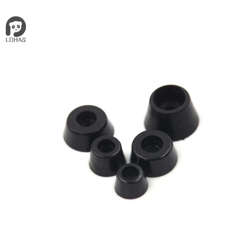 10 Stuks Zwart Rubber Ronde Kast Instrumentenkast Voeten Voet Ronde Bumpers Pads