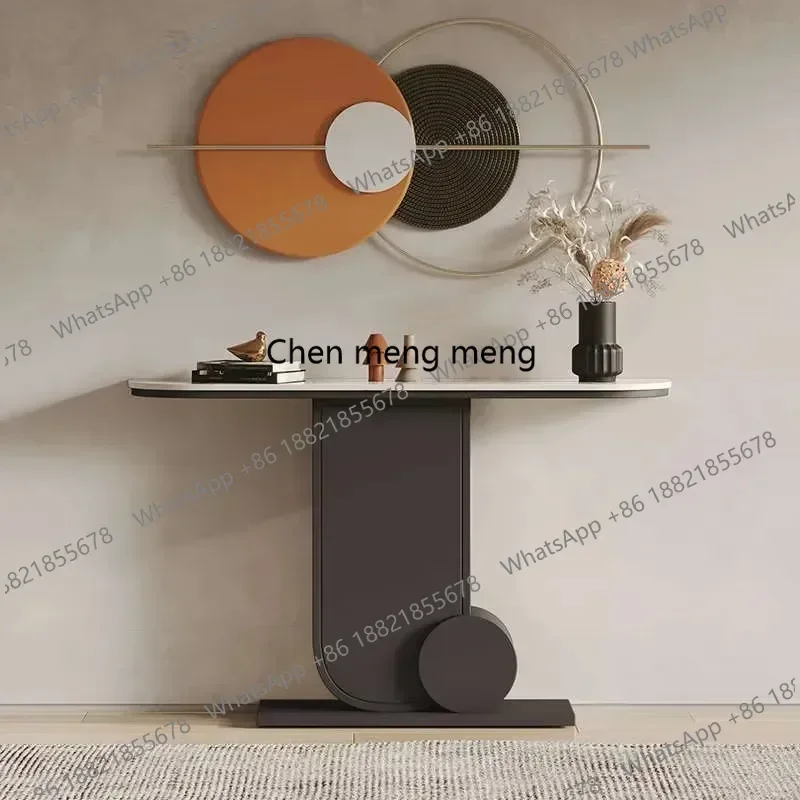 

Hallway Luxury Nordic Living Room Table Vertical Narrow Classic Table Vintage Design Tisch Wohnzimer Entrance Home Furniture