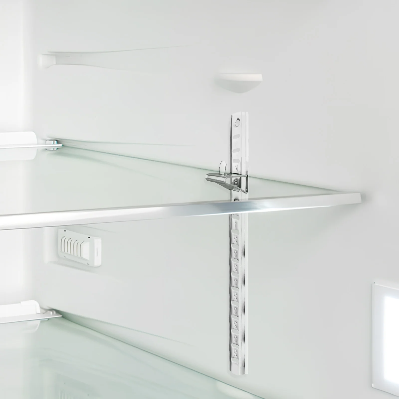 

16Pcs 304 Stainless Steel Freezer Shelf Clips Sturdy Heavy Duty Metal Cooler Refrigerator Shelf Support Hooks Freezer Clip Hooks