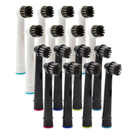 Black Bamboo Charcoal Replacement Heads For Oral B Braun Electric Toothbrushes Small Round Head for Pro Series Vitality Genius