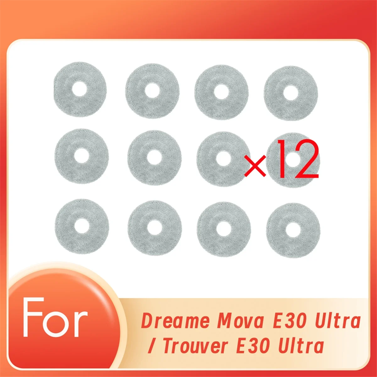 

A20M 12 шт. тряпка для чистки E30 Ultra/Trouver E30 Ultra, запасные части для робота-пылесоса