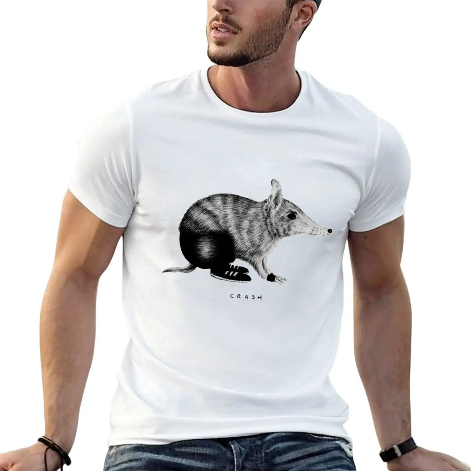 

100% t cotton T-Shirt man The cotton t shirts Bandicoot shirts man