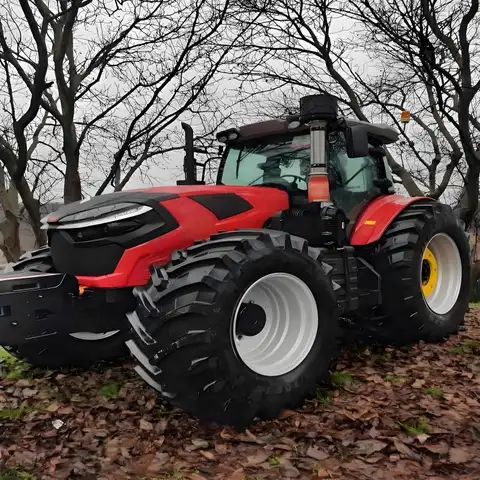 맞춤형 280마력 농업용 트랙터 공장 농장 잔디 4륜구동 트랙터 전 세계 판매 고급 에어컨 운전석 트랙터