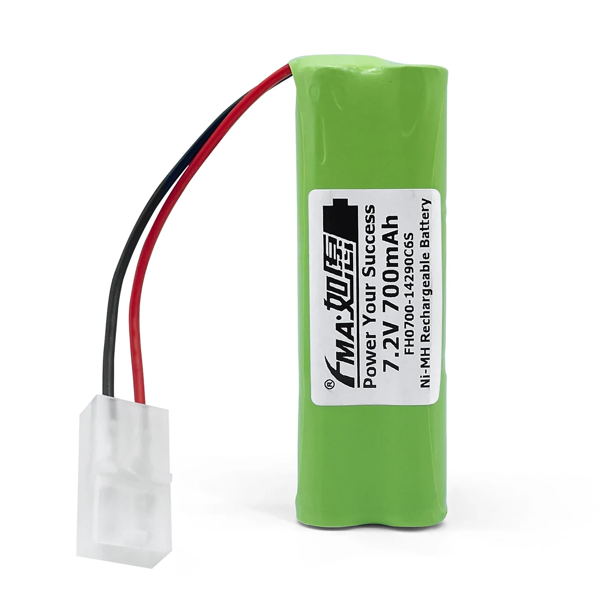 Ni-MH 2/3AA 7,2 V 700mAH tamaño de la batería recargable: 15*29*87mm a Accu Panel de Control de alarma GETRONIC GT2200 (enchufe: 51004) 6SH