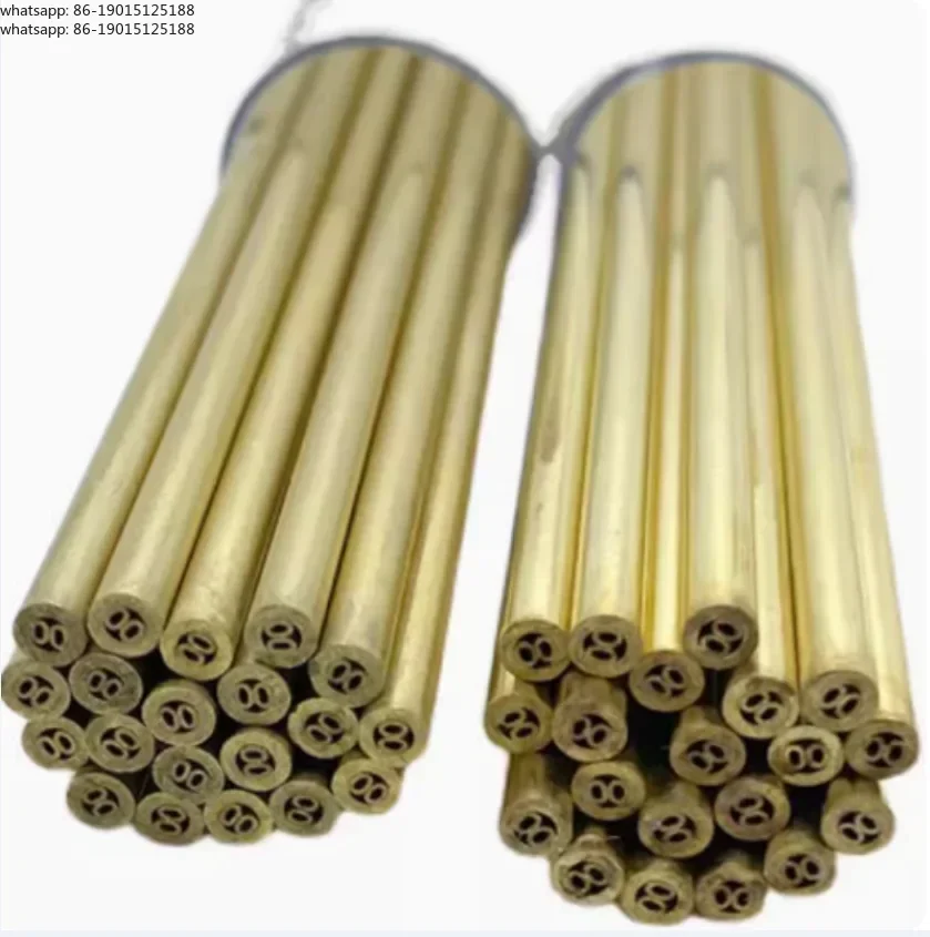Multi Hole Brass Copper Tube 500mm EDM Drilling Machine Wire Cutting Accessories Slow Running Electrode Consumables Piercing