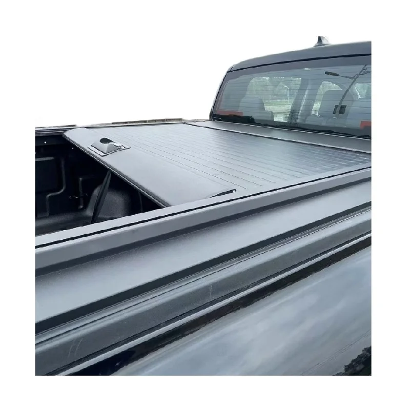 

Hard Folding Pickup Truck Bed Cover Tonneau Cover for 2013-2024 Ford F-150 Tundra Hilux Ram 1500 Ranger Navara