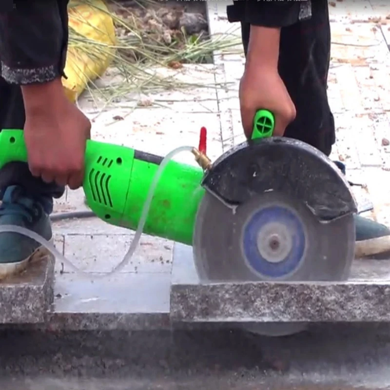 Dust-Free 10 Inch Wall Slotter Concrete Stone Cutting Machine Large Angle Grinder Slotting Tool