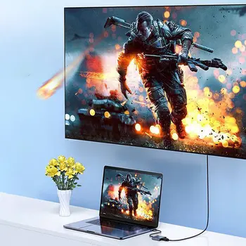 USB C HUB 3v1 Type-C 3.0 na HDMI kompatibilní dokovací stanice PD Fast Charge 4K HDMI adaptér Splitter pro MacBook telefon počítač 10 nejlepší prodej dokovací stanice pro telefon - №1