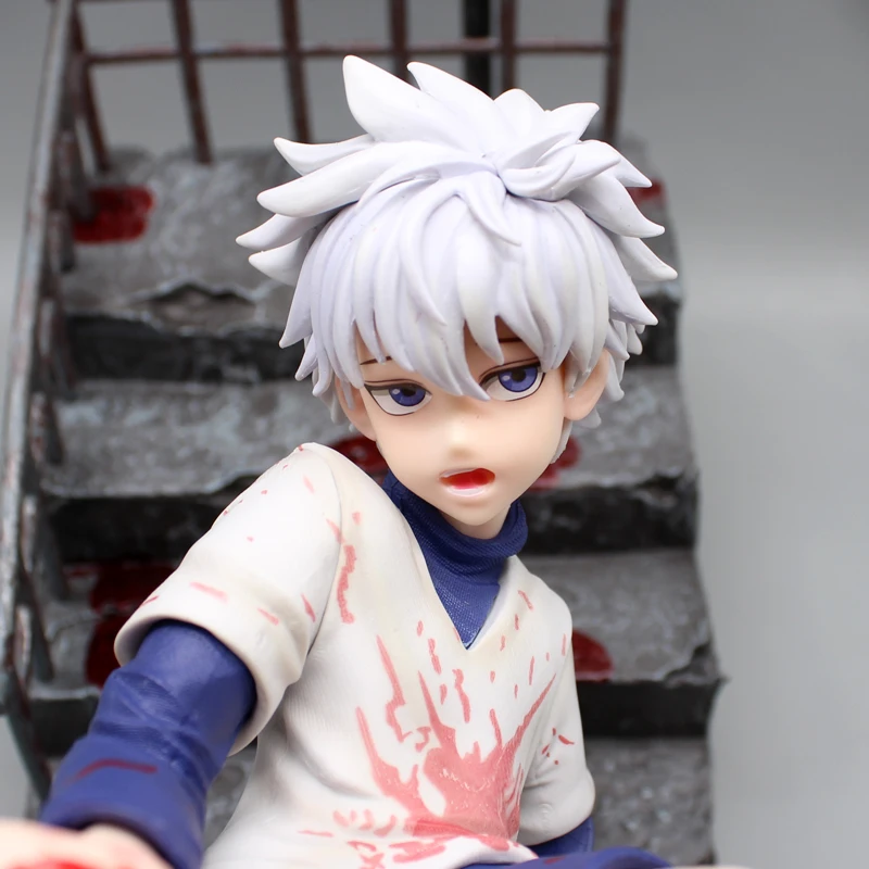 Anime Killua Zoldyck Action Figure Hunter×hunter Doll Model Rutile Statue Killua Figure Anime PVC Collection Ornament Decor Toys