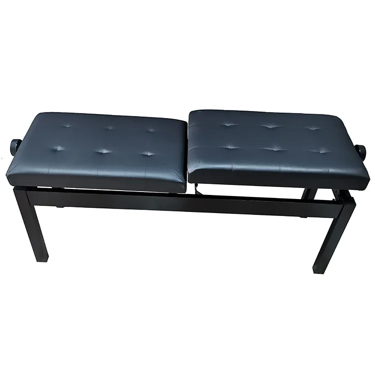 Solid Wood Two-Handed Electric Piano Bench Chair Mother-Child Adult Double Adjustable Bassoon Piano Bench Adjustable Height
