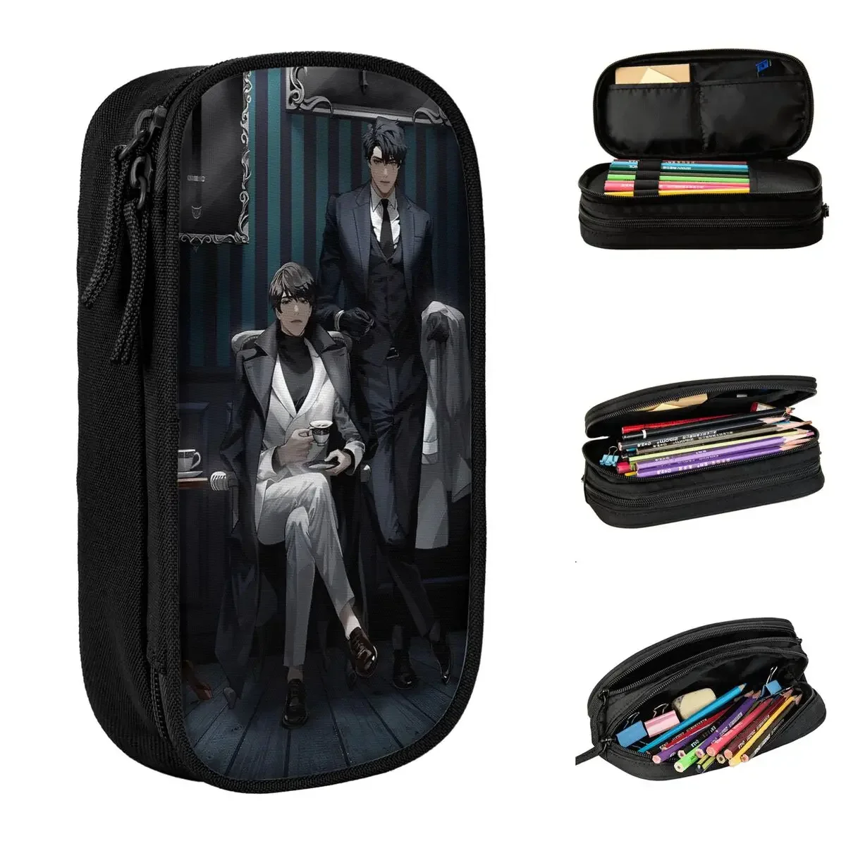 Omniscient Readers Viewpoint Pencil Case Kim Dokja Pencilcases Pen for Student Big Capacity Bag Students School Gifts Stationery