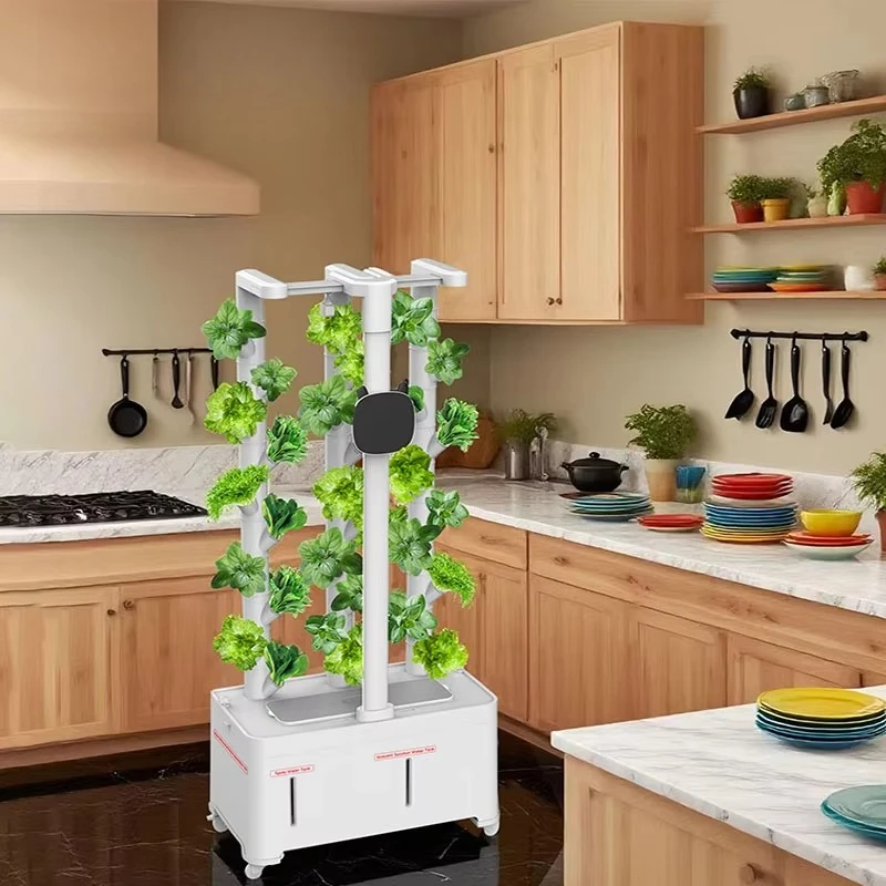 Household vertical aquaculture hydroponic tower garden hydroponic planting system