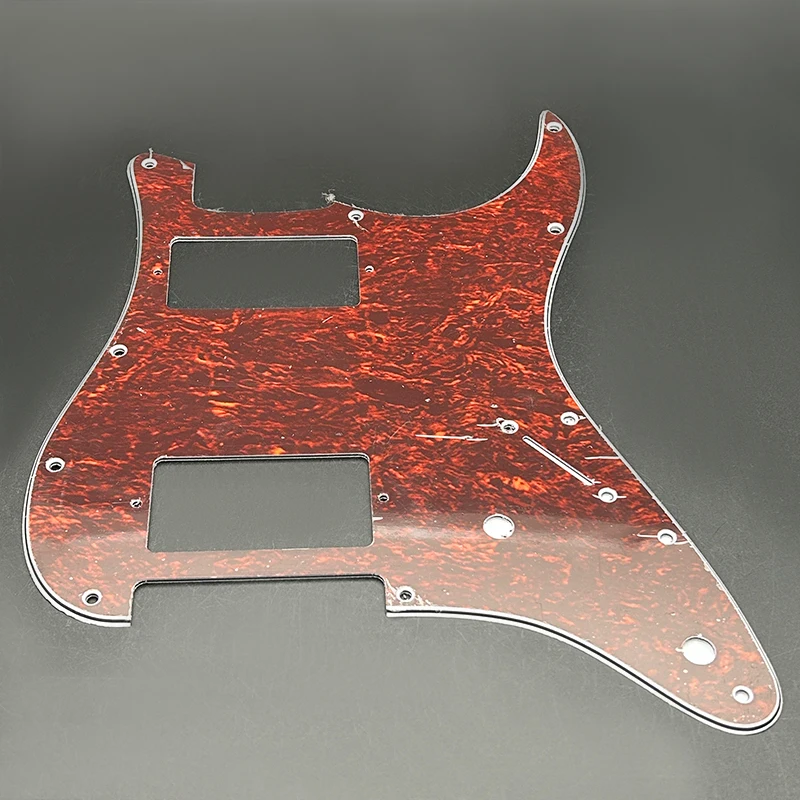 Multicolor 3 Ply 11 Holes HH Two Humbucker Guitar Pickguard Anti-Scratch Plate for ST FD Electric Guitar