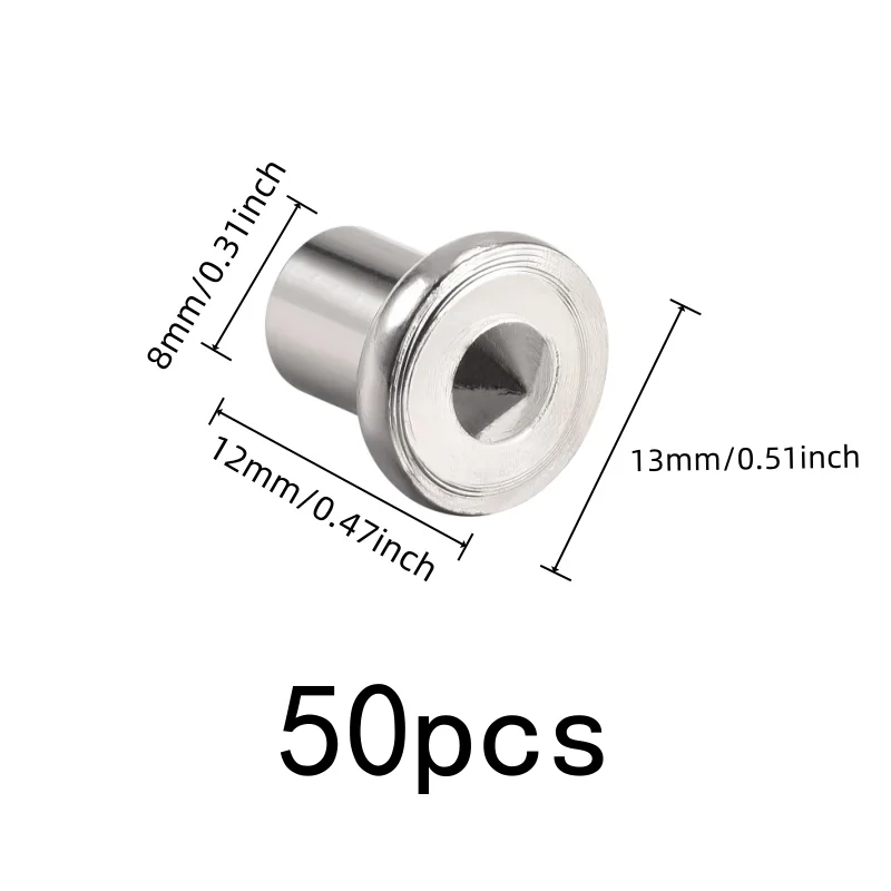 50 pcs 8mm Dowel Center Pins, Precision Center Point and Compact Portable, ideal for Woodworking Projects