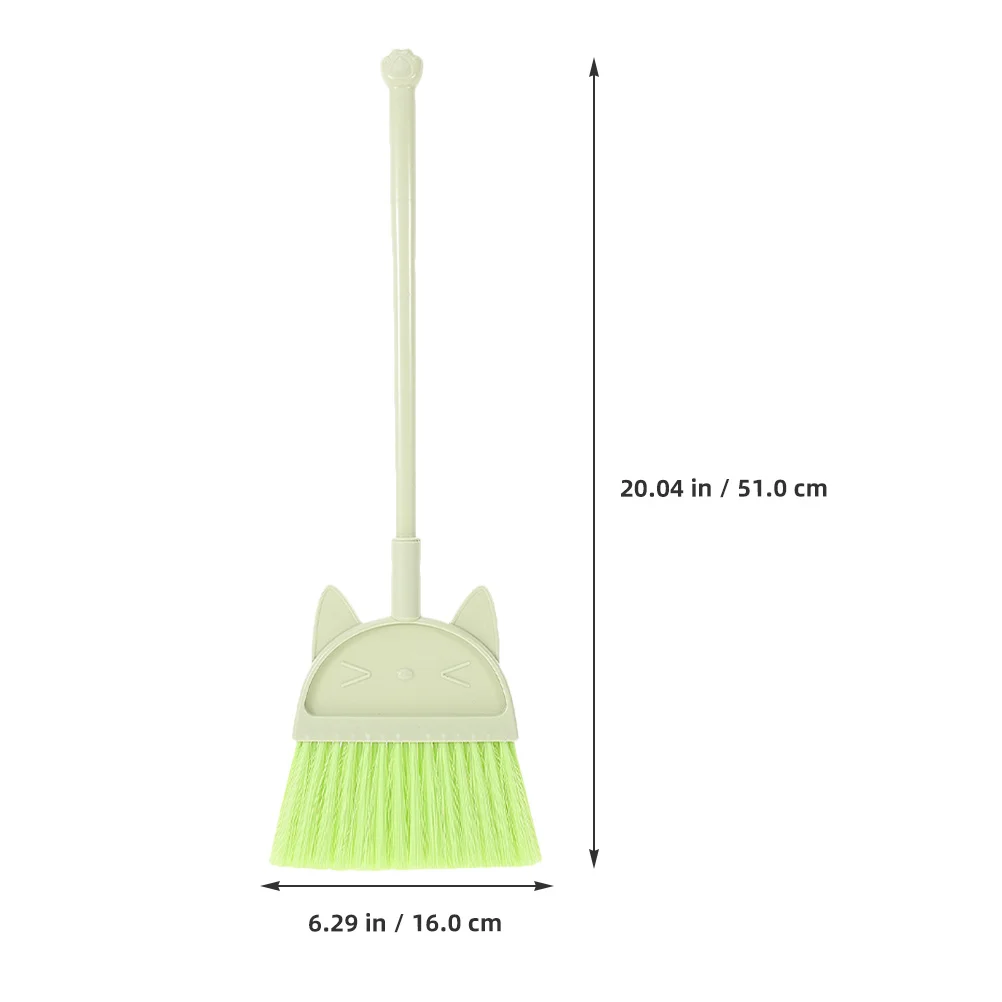 Juego de Mini escoba para niños, 3 uds., limpieza de dibujos animados para interiores y exteriores, suministros para el hogar, escobas para niños, escobas para niños pequeños