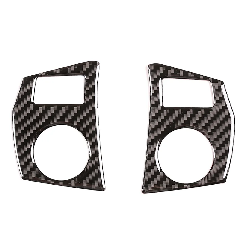 لتويوتا كورولا 2014 2015 2016 2017 2018 لينة ألياف الكربون عجلة توجيه سيارة زر غطاء إطاري ملصق الكسوة اكسسوارات السيارات