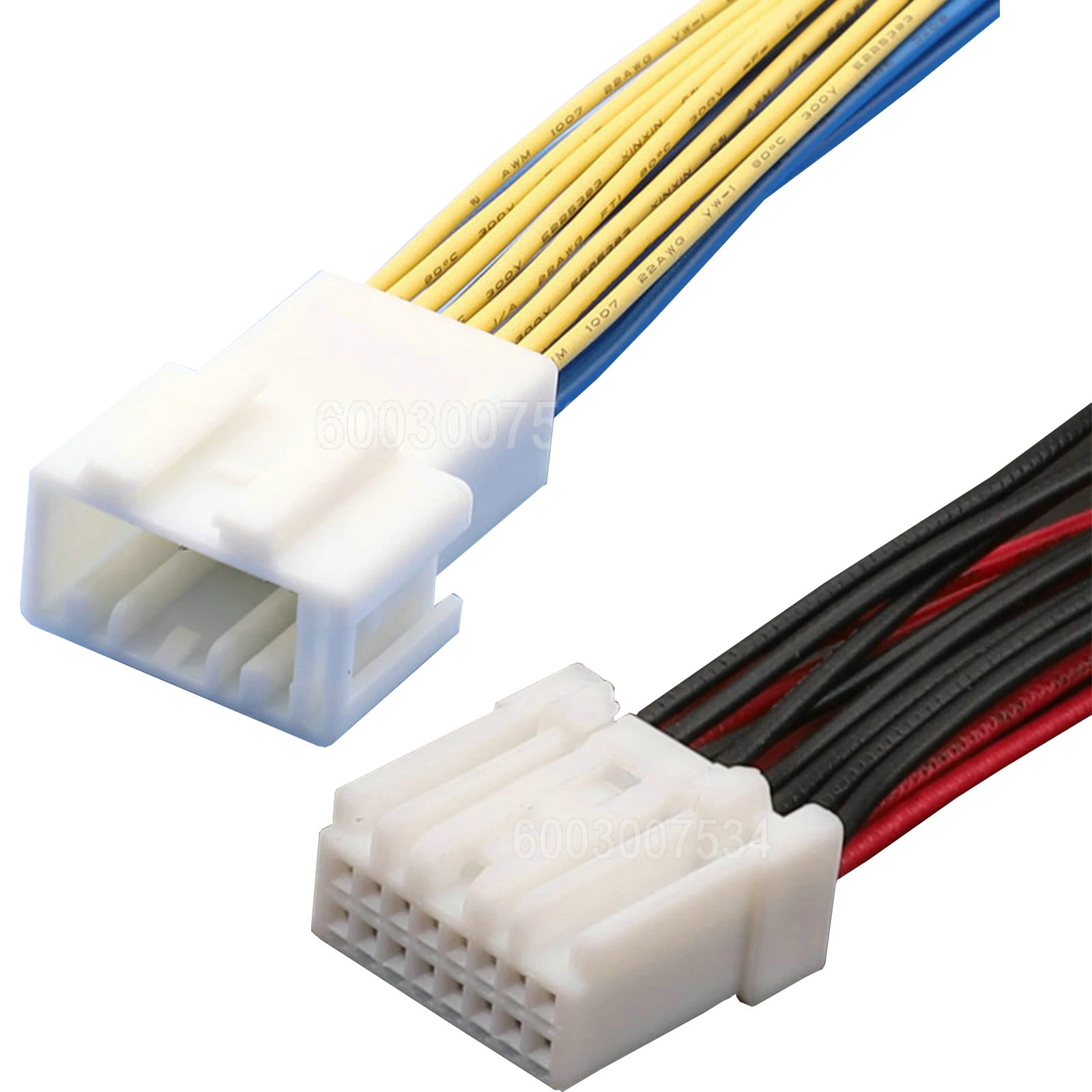 16 Pin Unsealed Male Female Connector Cable Motorcycle Electrical Harnesses Wiring Harness Housing 6098-4333 6098-4339