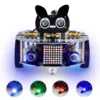 Keyestudio-Arduino nano用のビートルボットロボットカーキットとレゴブロック、ステム教育、スクラッチC、プログラム可能なdiy、3 in 1 4