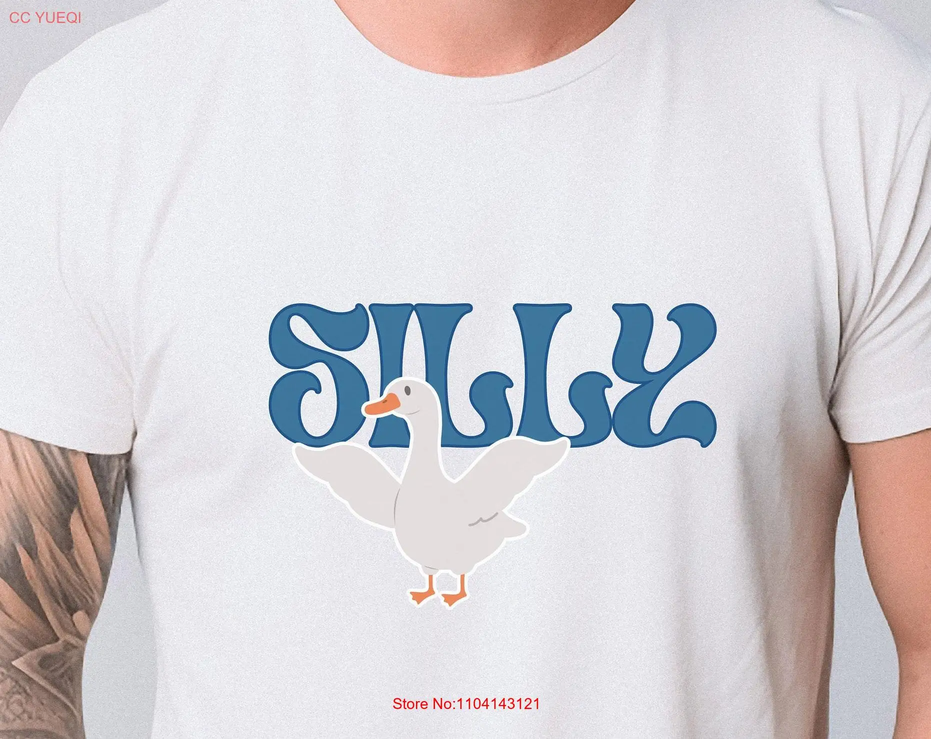 سخيفة أوزة تي شيرت مضحك ميمي غريب الأساس الذي يذهب الصلب السخرية الجنرال Z Y2K الملابس Shirtnage فتاة طويلة أو قصيرة الأكمام