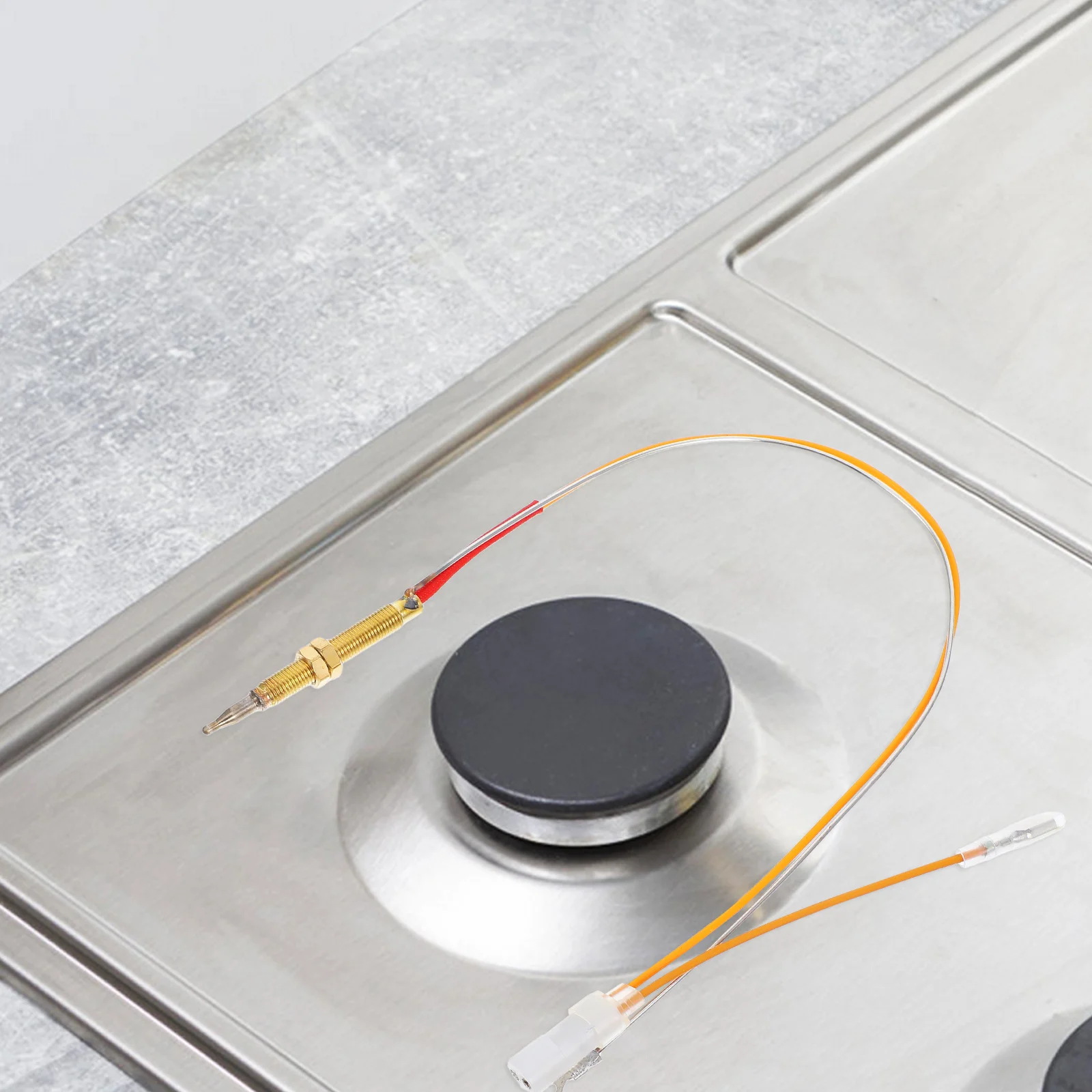 

Metal Double-Wire Stove Thermocouple Dual Wire Induction Needle Protection Gas Stove Accessory Precision Temperature
