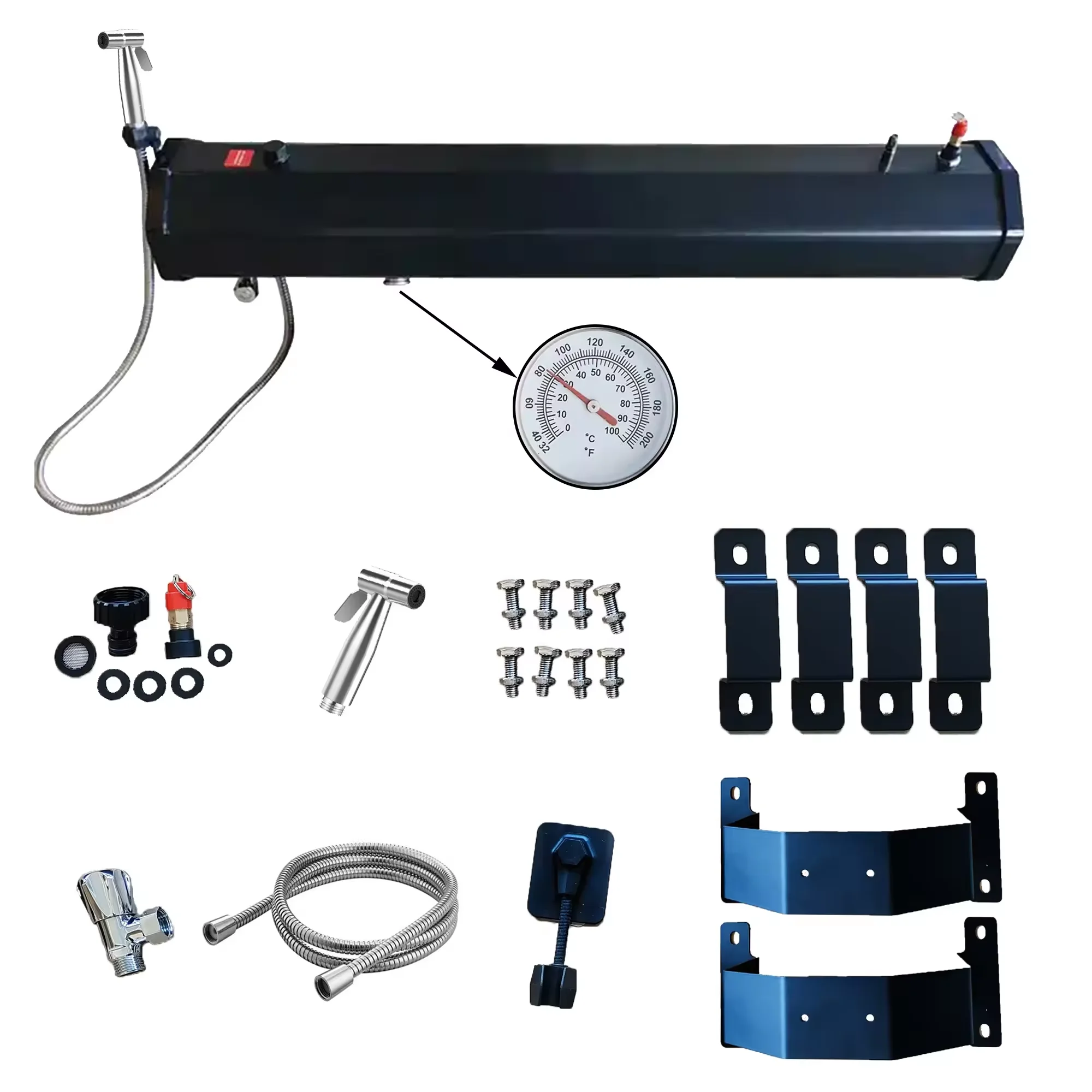 Car roof water tank 20 L SUV camping shower outdoor activities water supply car road shower car water tank