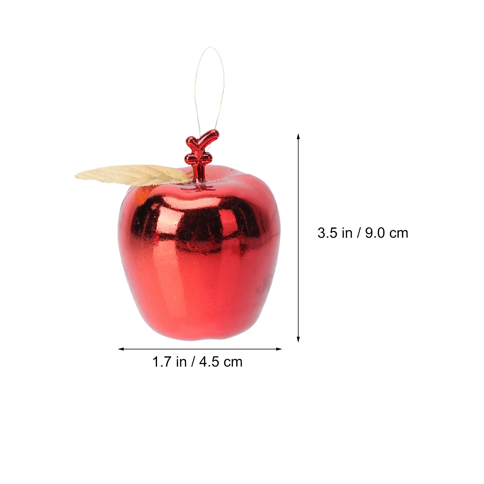 

24Pcs Christmas Apple Pendants Simulation Hanging Decorations for Tree Wreath Home Xmas Ornaments Decorative Holiday Accessories