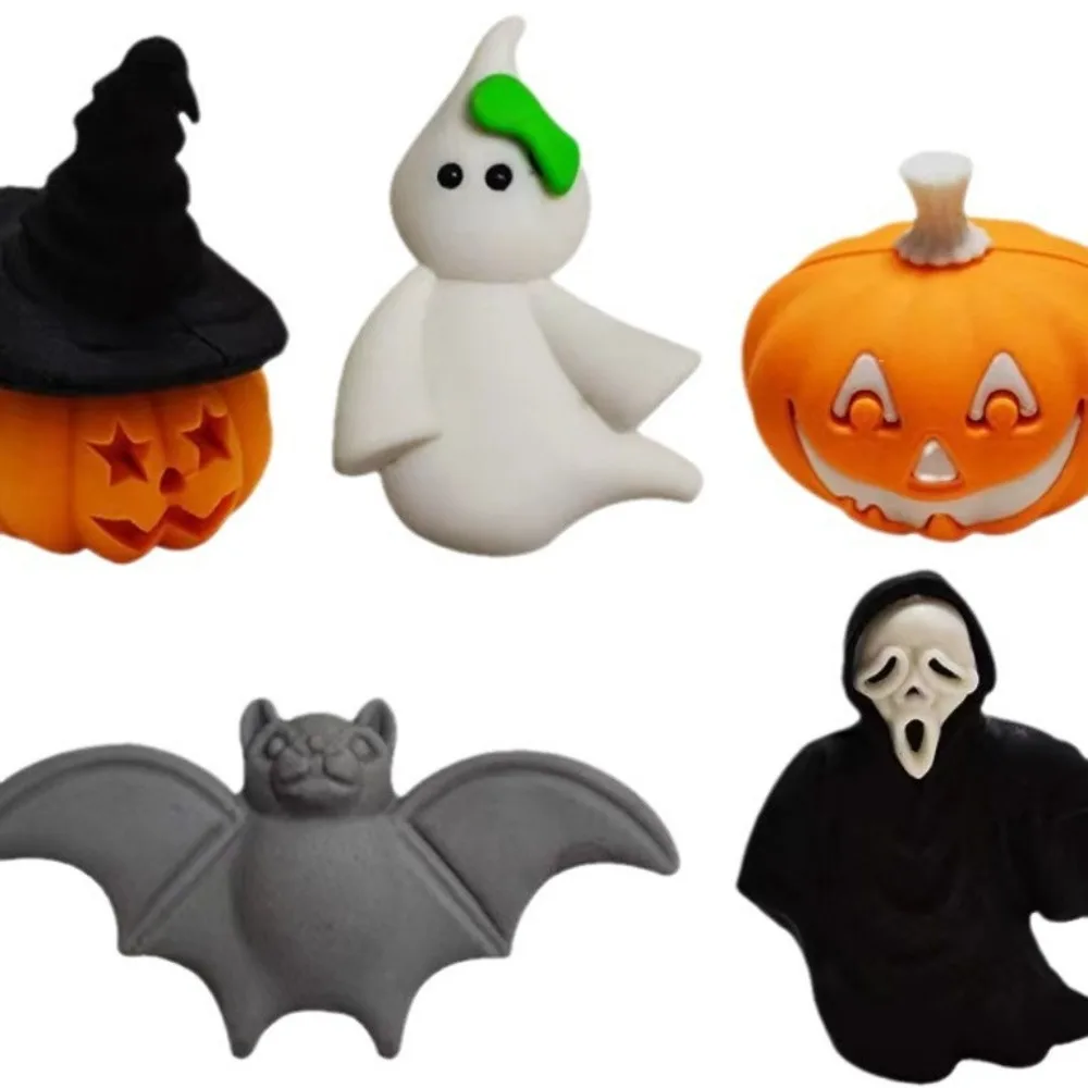 10-50PC Cartoon Cute Halloween Eraser Ghost Festival Style Eraser Halloween Kids Birthday Party Back To School Kindergarten Gift