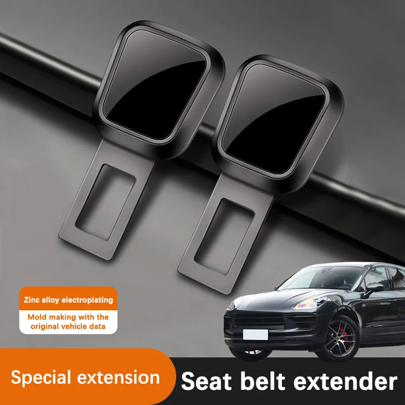 Car Vehicle Seat Belt Buckle Seatbelt Lock Buckle Plug Seat Belt Extender For Porsche Macan 95B 95B.1 95B.2 95B.3