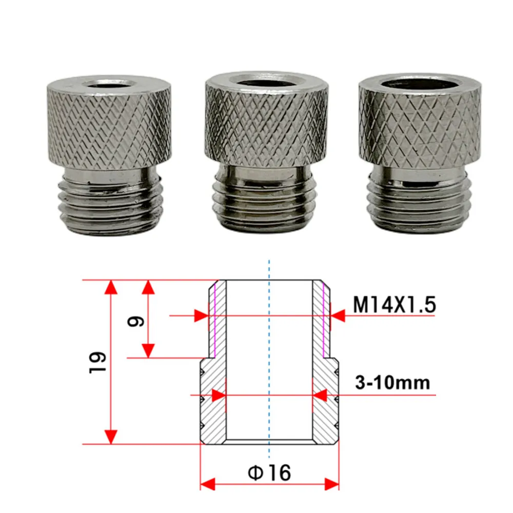 Woodworking Stainless Steel Drill Sleeve 3mm-10mm Drill Guide Bushing for Drilling Locator Doweling Jig and Pocket Hole Jig