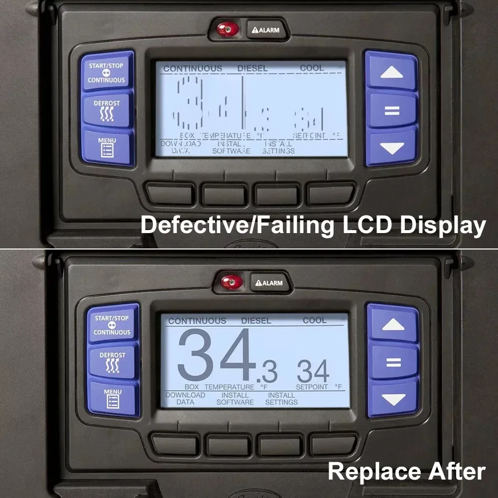 Display for Carrier Transicold X2 X3 X4 Vector APX Microprocessor Module