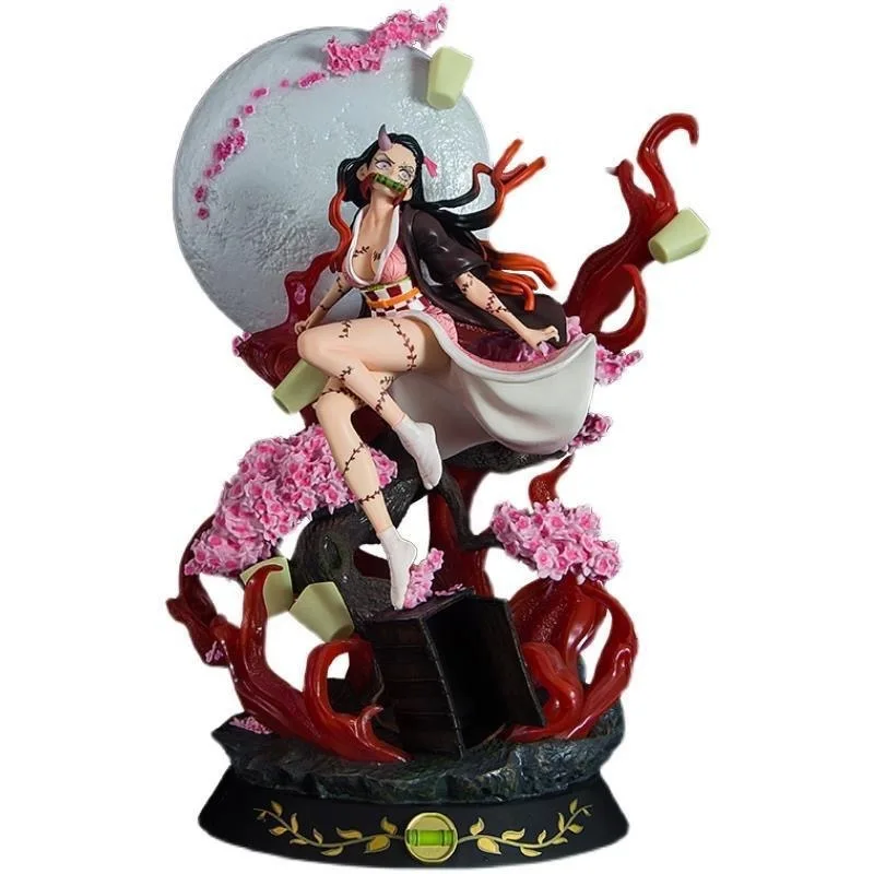 15cm/31cm Demon Slayer Anime Figure Kamado Nezuko Anime GK Statue Adult Demon Action Pvc Model Desktop Ornament Collectible Gift