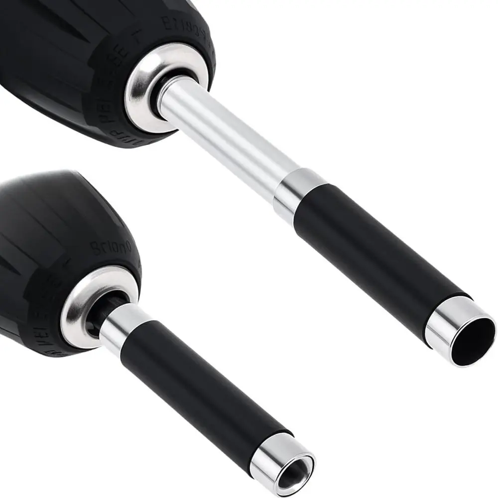 2pcs 1/4 Inch Hex Screw Bit Holder Anti-Tilt Quick-Change Drill Bit Extension Telescopic Bit Holder Power Drill Accessory