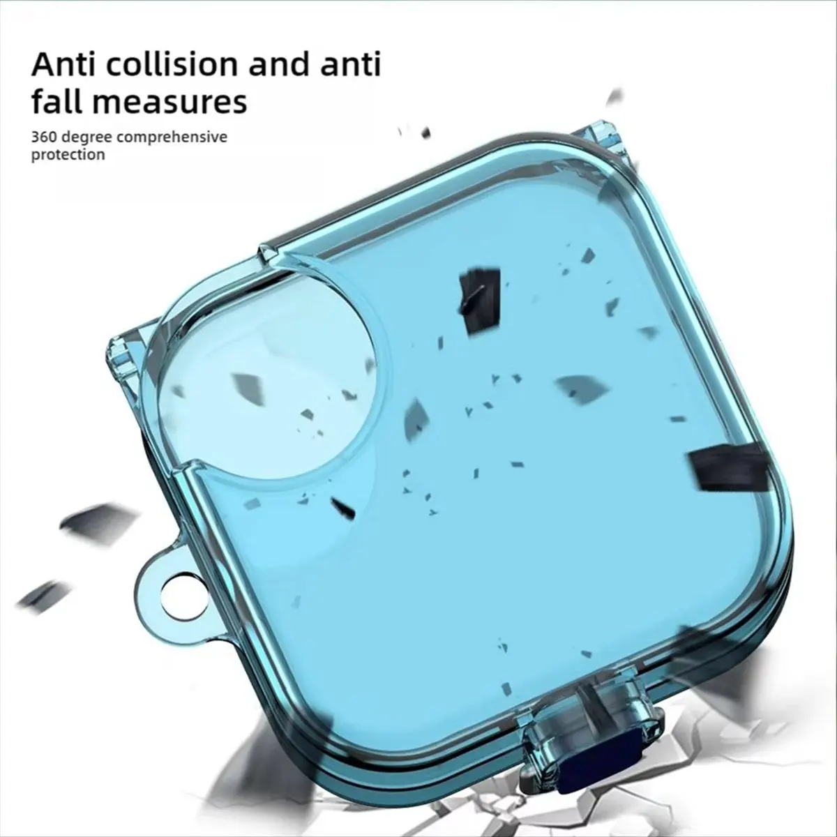 A72Z Protective Cover for CMF Buds Pro 2 Bluetooth Earphones TPU Material Switch Transparent Case Solid Color Simple Cover A