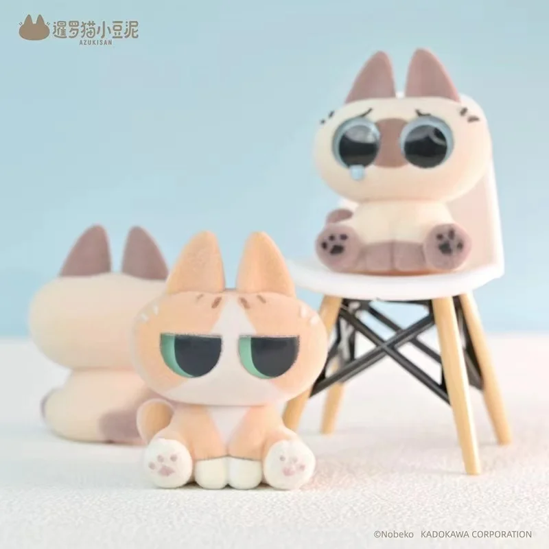 Mini Siamese Cat Azuki Can Azukisan’s Daily Life Series Blind Box Toys Mystery Box Kawaii Mini Model Caixa Misteriosa Girls Toy