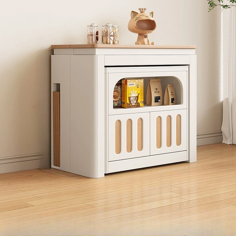 

Small household dining table, retractable folding modern dining table