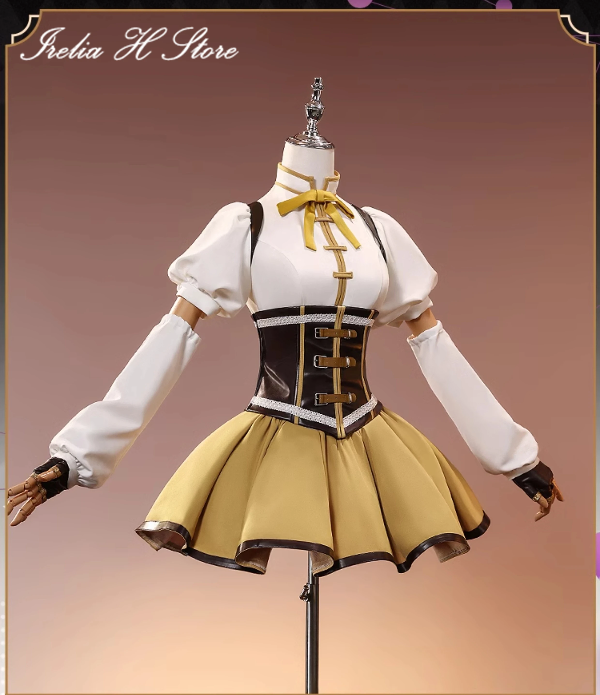 Irelia H Store Tomoe Mami Form Puella Magi Madoka Magica Cosplay Costume Anime Tomoe Mami Combats Dress Female Halloween Costume