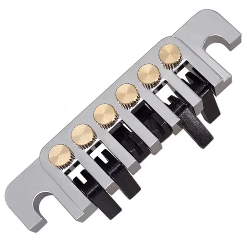 LP Electric Guitar TP-6 Bridge Frame Sop Rod Retro Bridge Tailpiece Tail Piece Reversible String Code for Les Paul/SG/ES/EPI