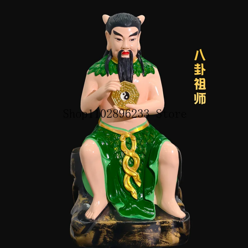 Eight Trigrams Ancestor, Pangu, Emperor Fuxi, Fuxi Immortal Emperor, Three Emperors, Emperor Shennong, household Buddha statue f