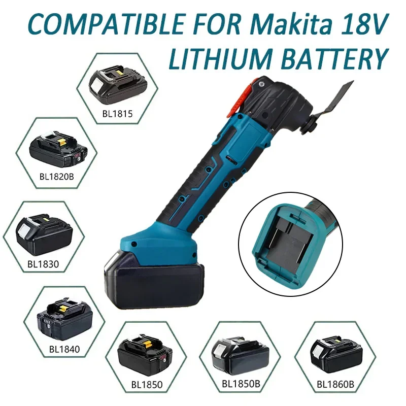 Aparador Elétrico Saw Renovação Power Tool Machine Ferramenta Multi-função Ferramenta Oscilante Para Makita 18V Máquina De Corte De Bateria