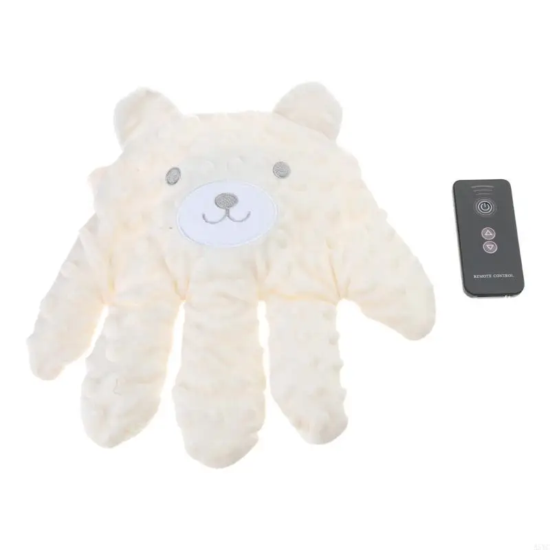 A5YC Calming Hand Pillow for Toddler Electric Sleep Assistant with 3-gear Gentle Vibration, Soft Comfortable Soothing Pillow