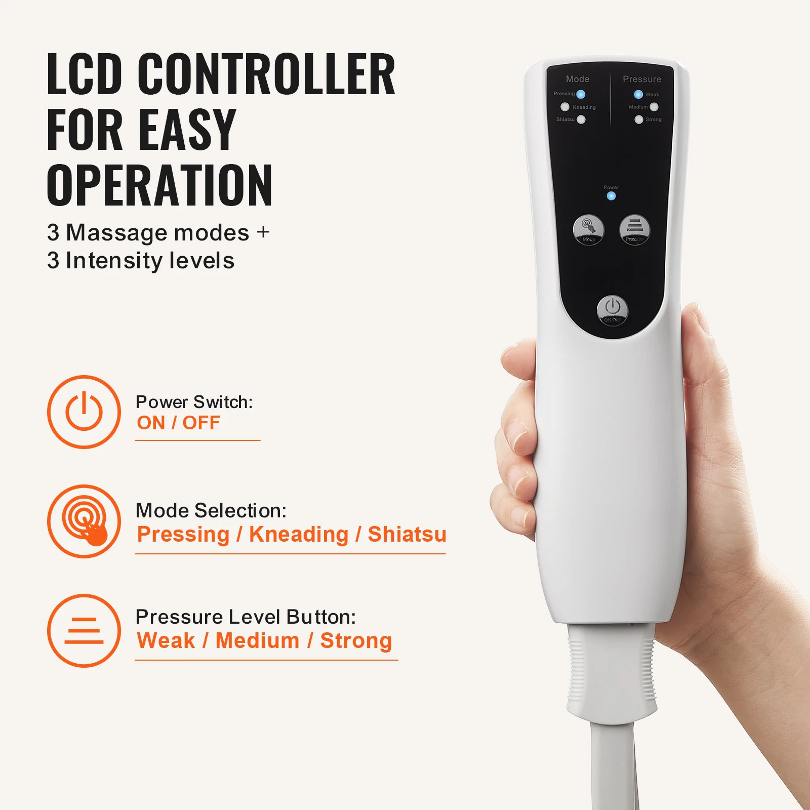 VEVOR-جهاز تدليك كامل الساق ، تدليك ضغط الهواء للساق لفخذ القدم والركبة ، حذاء تدليك للدورة الدموية والاسترخاء وتخفيف الألم