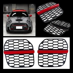 Brand New Racing Style New ABS Material Decorations Bumper Duct Fins Side Mesh For Mini Cooper 2LCI JCW F55 F56 F57