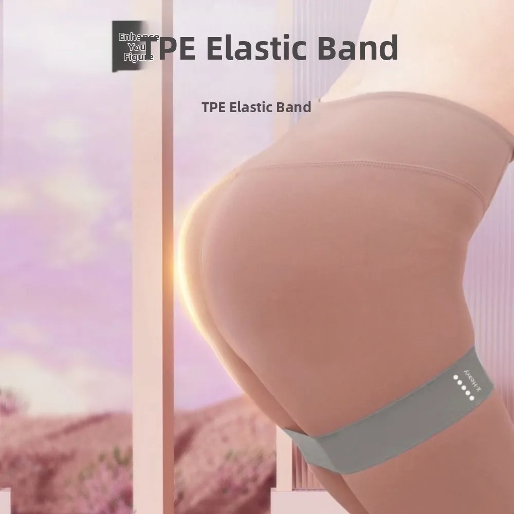 

5-уровневые эластичные ленты для упражнений, утолщенные ленты из ТПЭ для пилатеса, гибкие ленты для йоги, быстрый подъем бедер, эспандеры для тренировок по кроссфиту