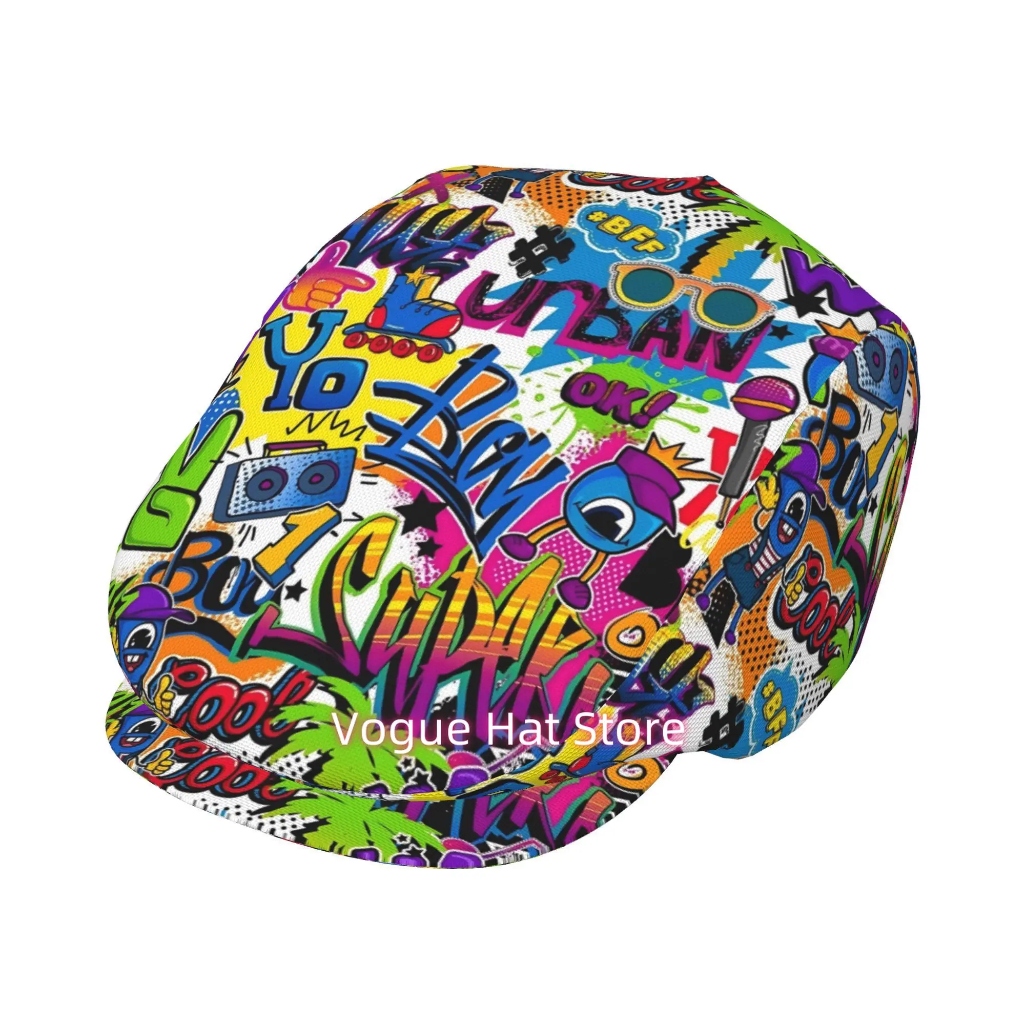 1pc of Street Art-Inspired Beret, a Vintage Newsboy Hat, Suitable for Everyone, an Essential Fashion Item for Both Casual Outing