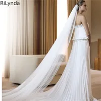 Real Image White Ivory Wedding Veil two-layer Soft Tulle Bridal Veil Head Veils Wedding Accessories with Comb 4